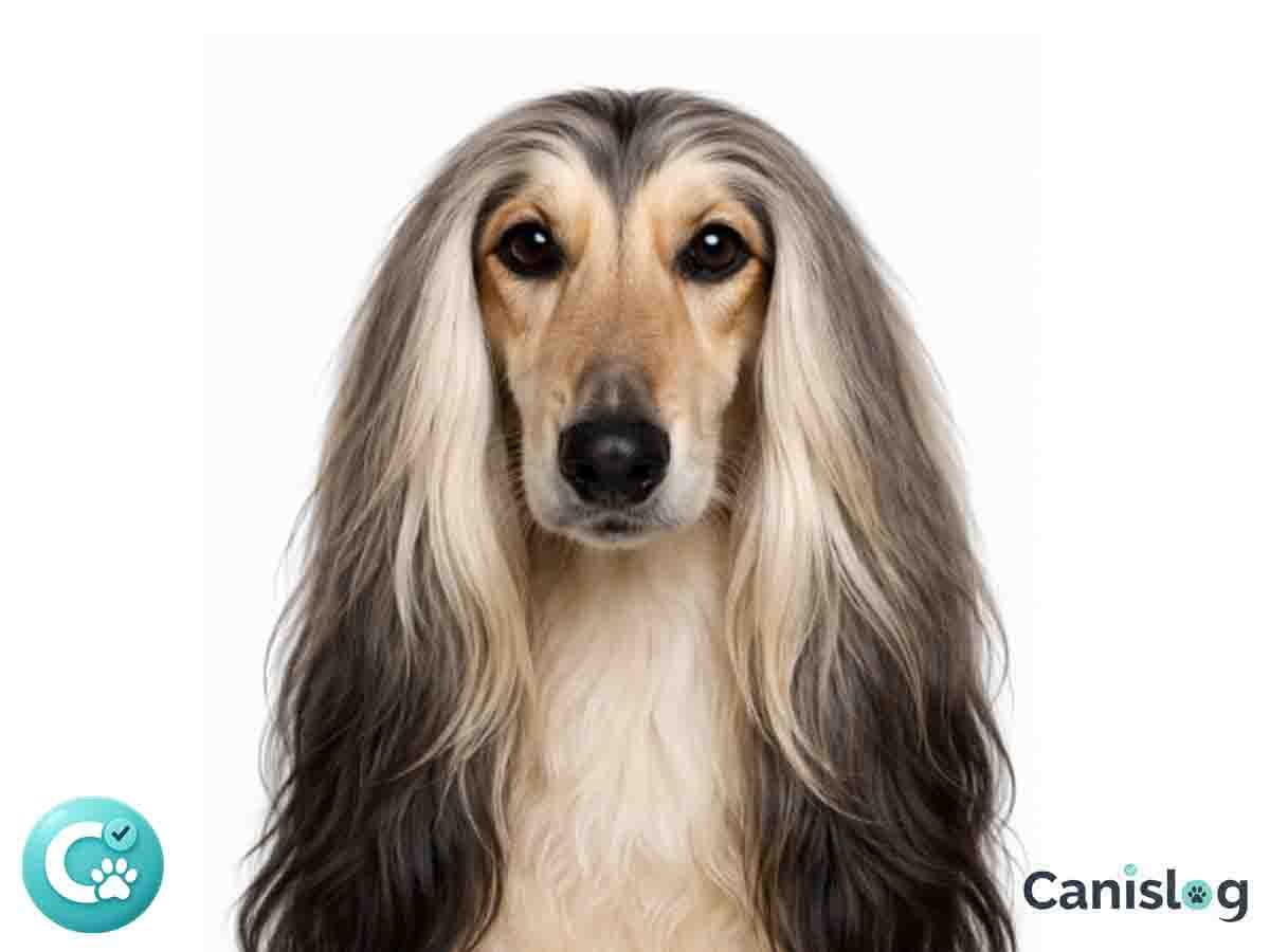 Afghanischer Windhund im Profil