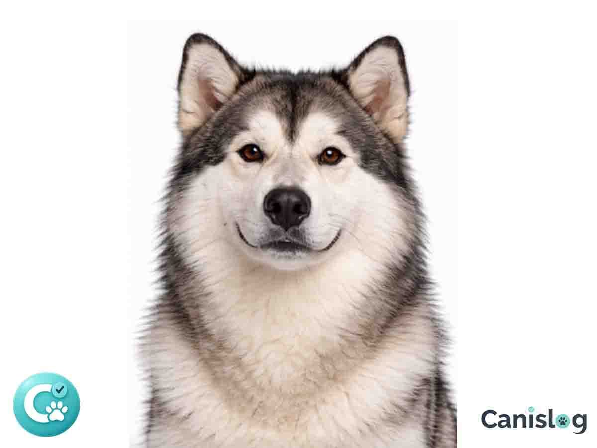 Alaskan Malamute im Profil