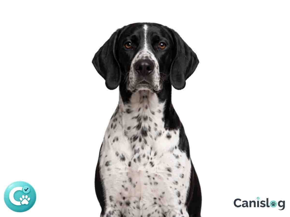 Braque d'Auvergne im Profil: eleganter Vorstehhund mit schwarzer Zeichnung