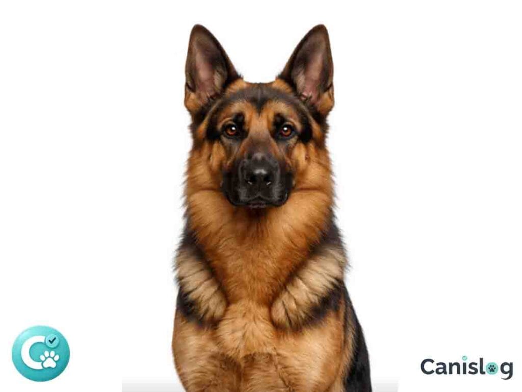 Deutscher Schäferhund im Profil