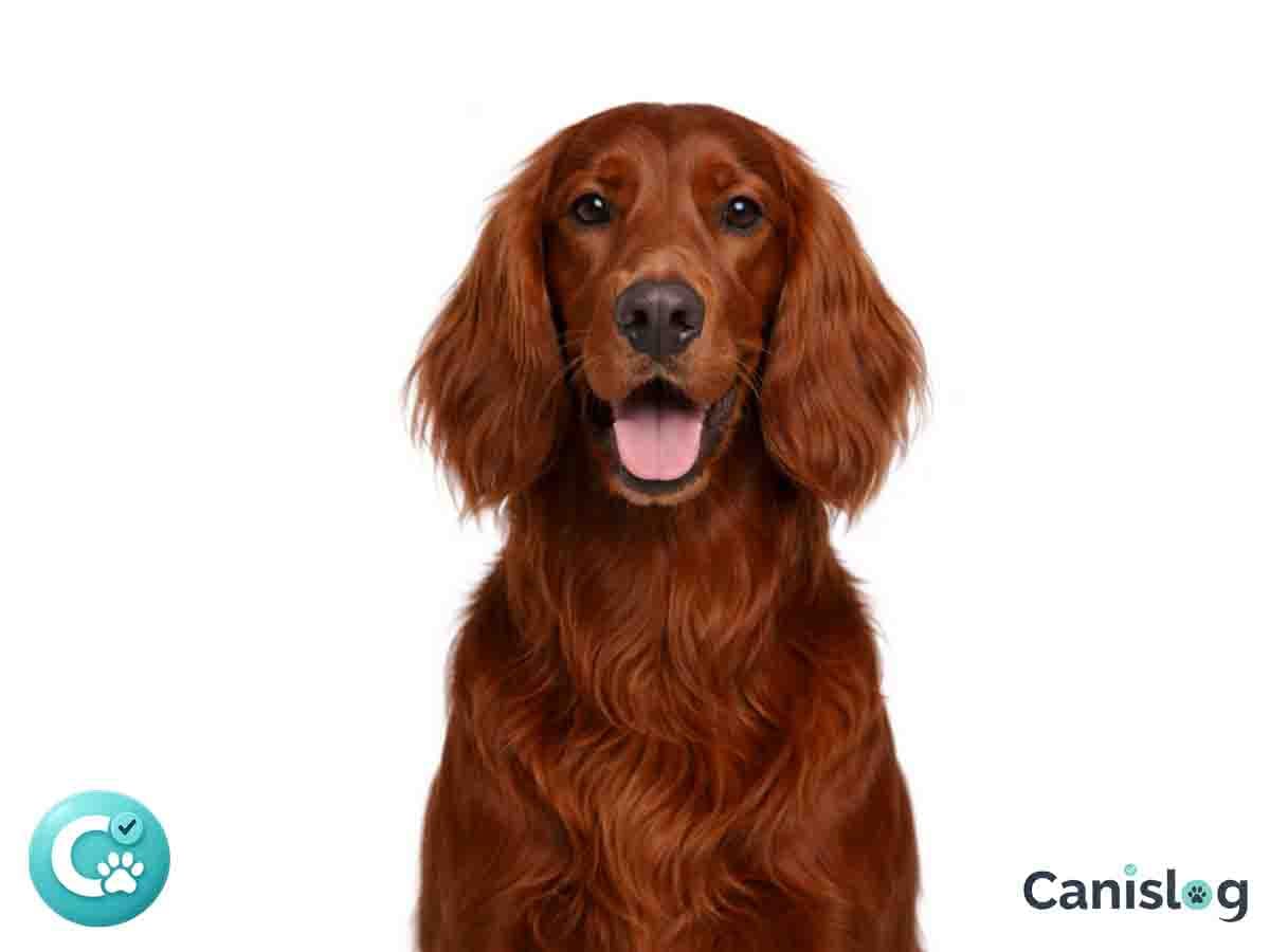 Irish Red Setter im Profil