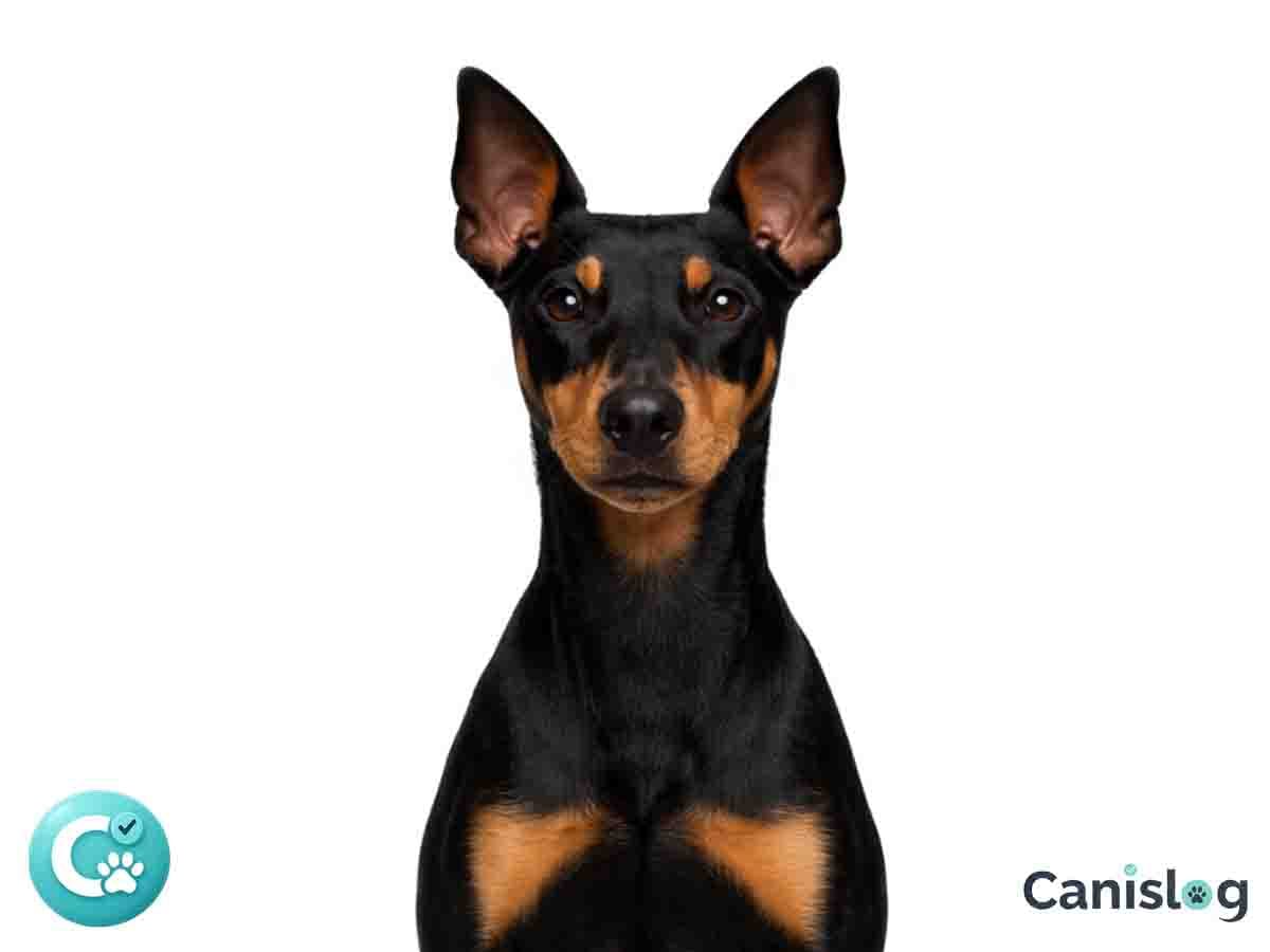 Manchester Terrier im Profil