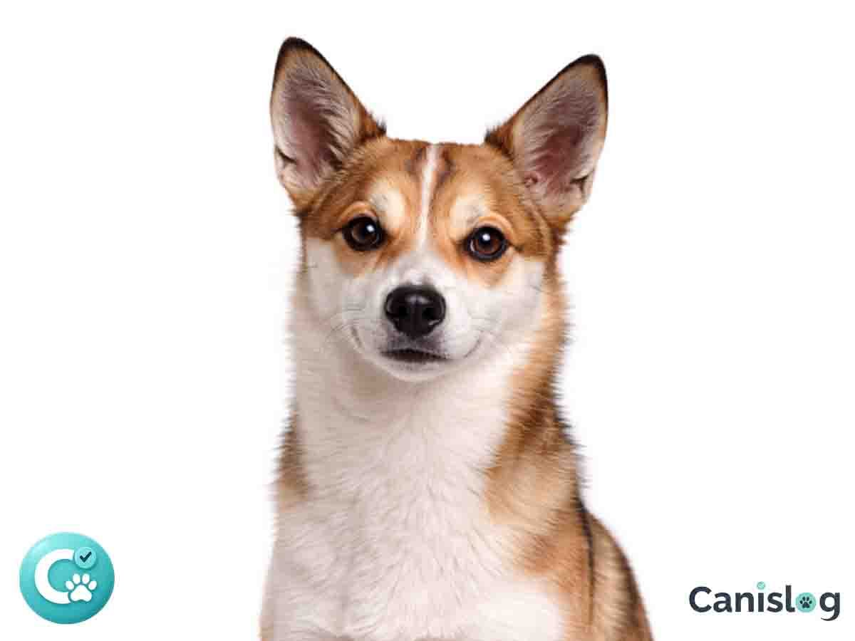 Norwegischer Lundehund im Profil