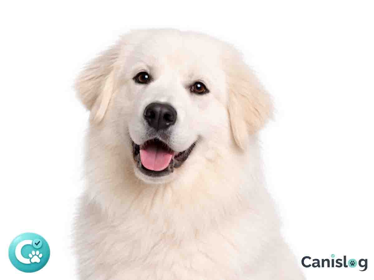 Pyrenäen-Berghund im Profil