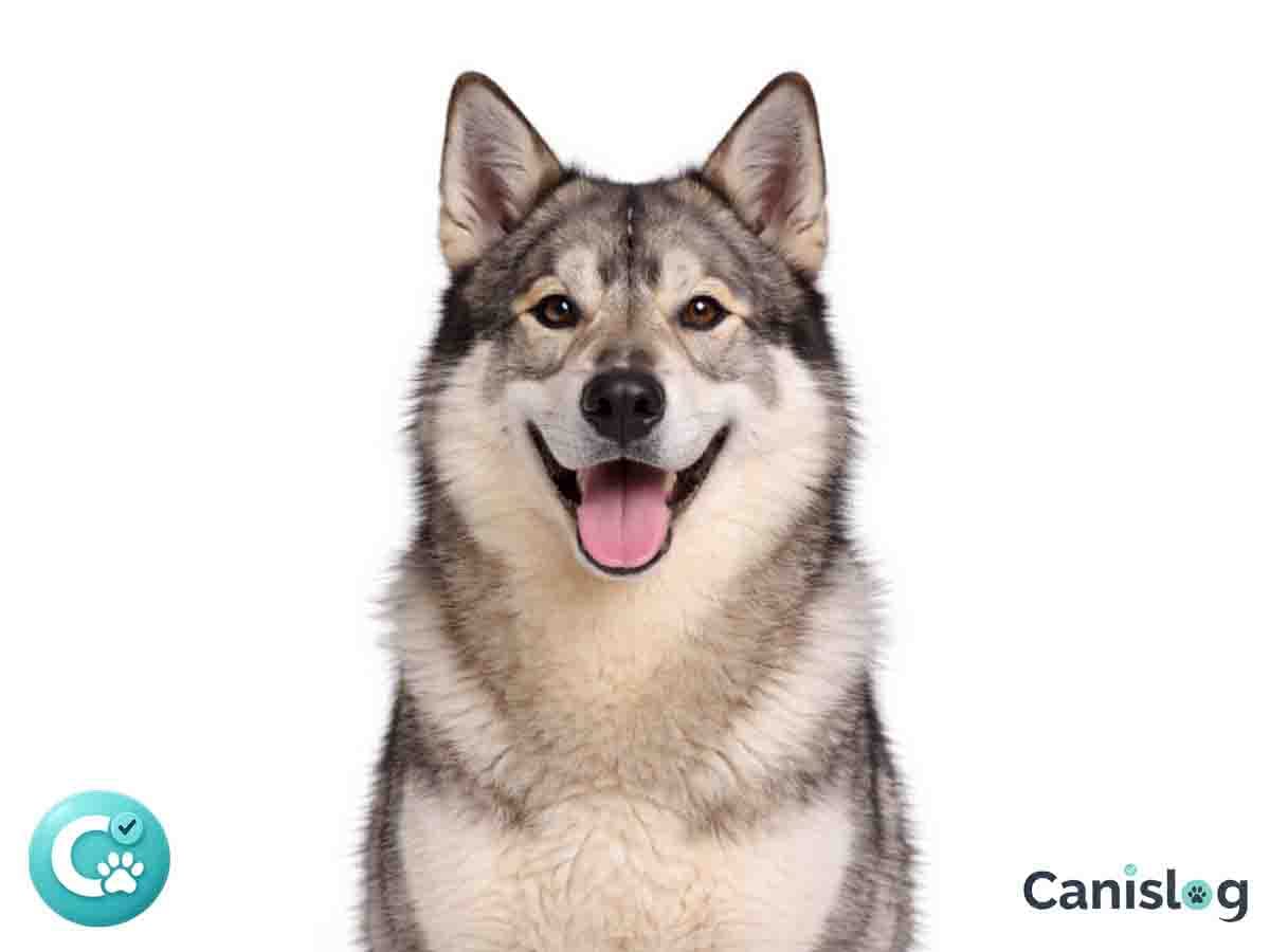 Schwedischer Elchhund im Profil